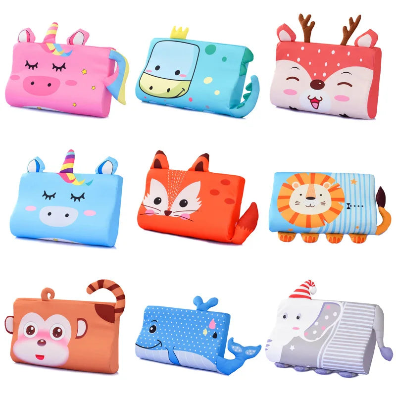 OREILLER ENFANT ANIMAUX - MEMOIRE DE FORME