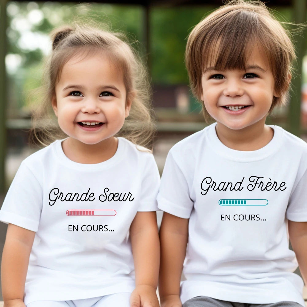 TSHIRT GRAND FRERE / GRANDE SOEUR