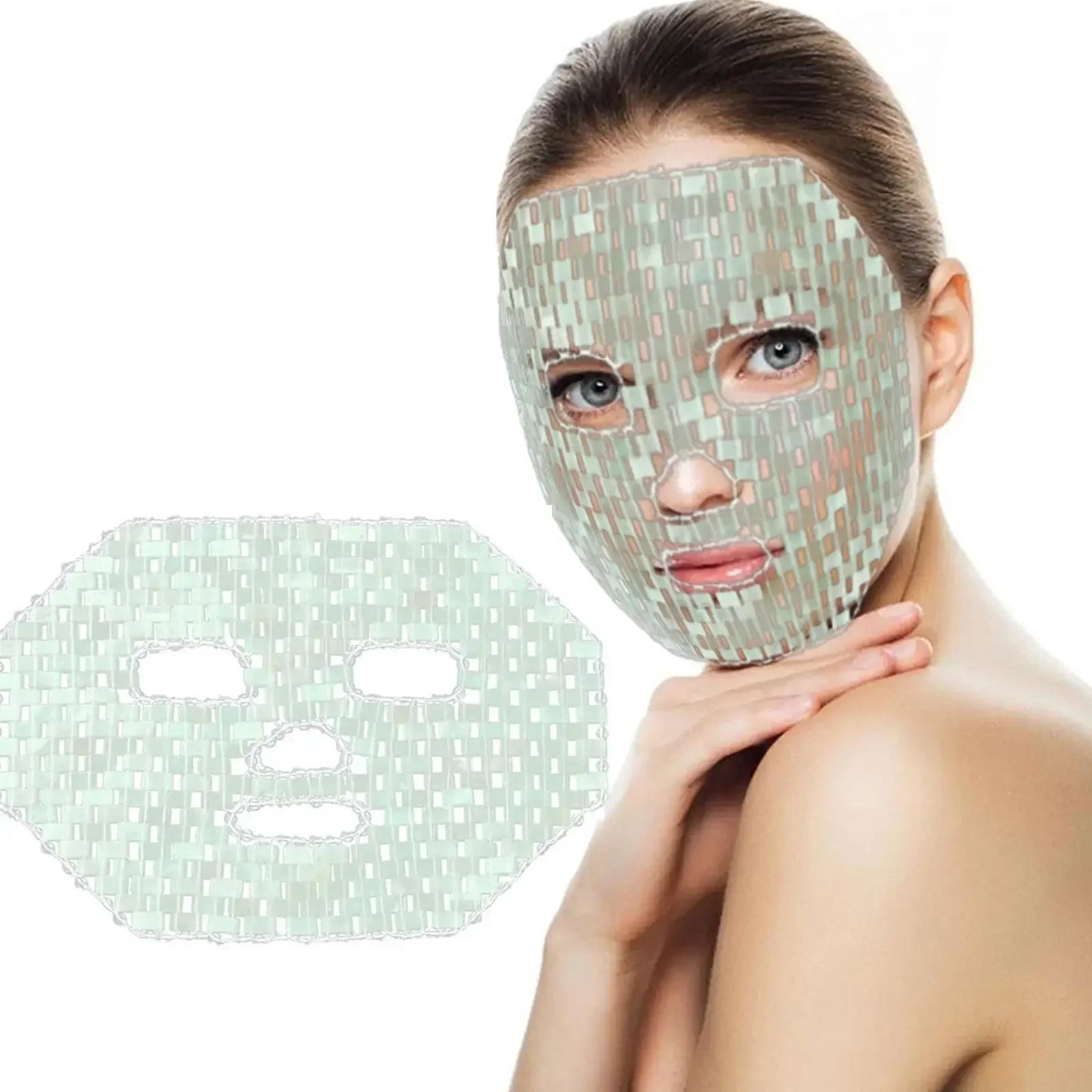 MASQUE SOIN VISAGE EN PIERRE DE JADE