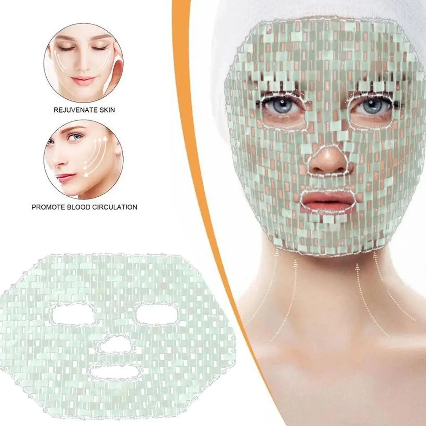 MASQUE SOIN VISAGE EN PIERRE DE JADE