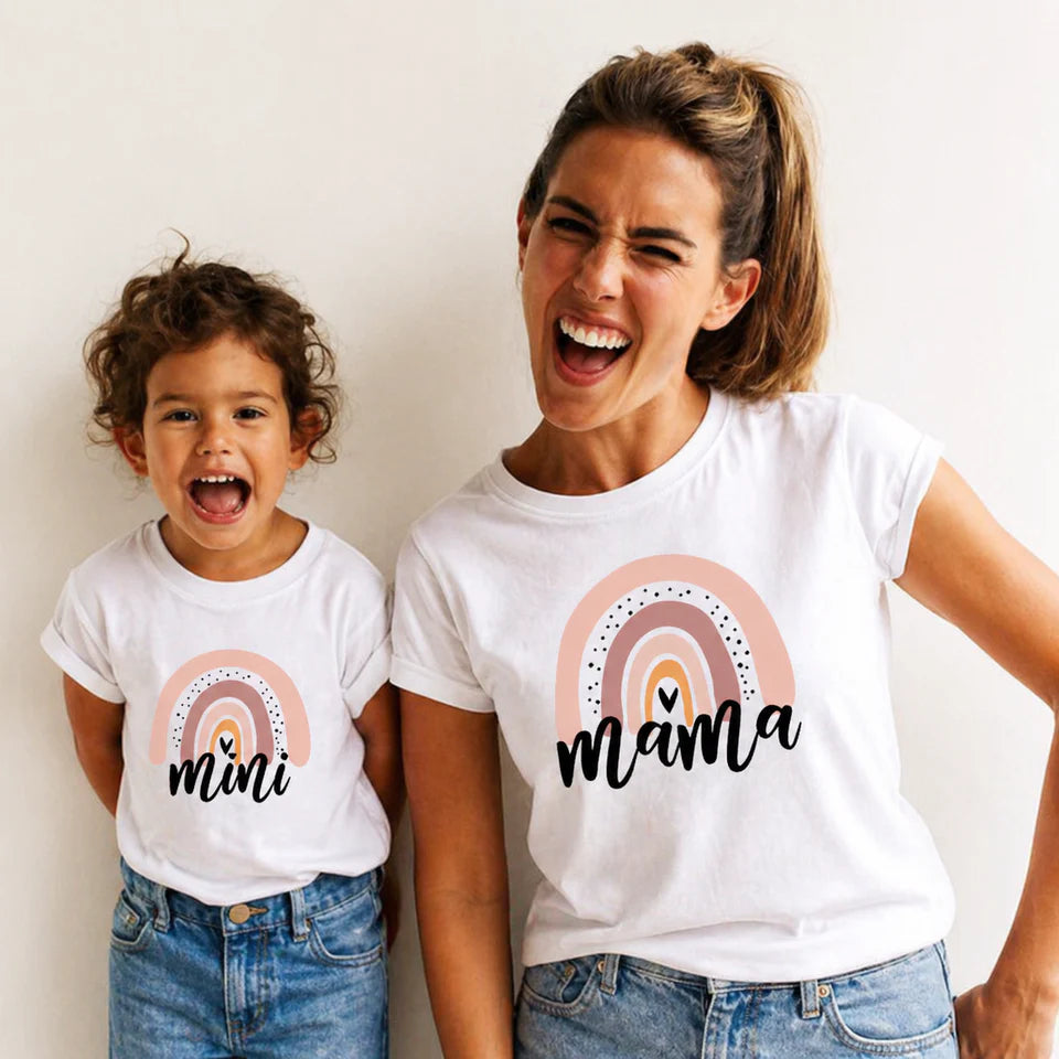 TSHIRT ENSEMBLE DUO MAMAN/FILLE