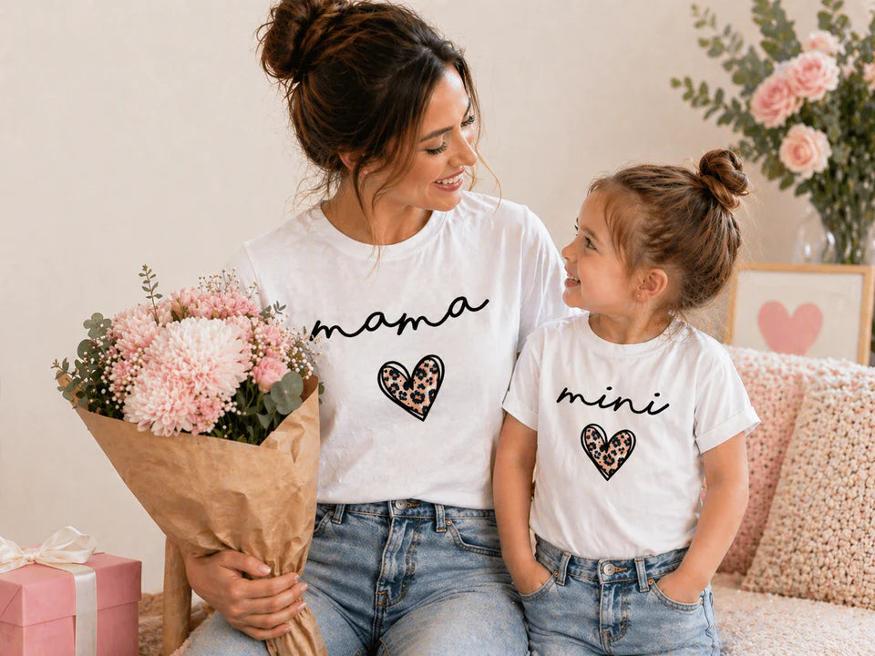 TSHIRT ENSEMBLE DUO MAMAN/FILLE