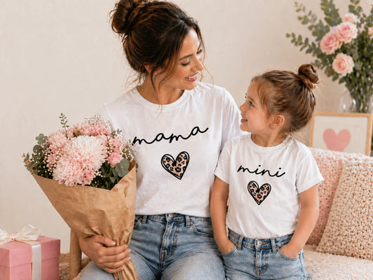TSHIRT ENSEMBLE DUO MAMAN/FILLE