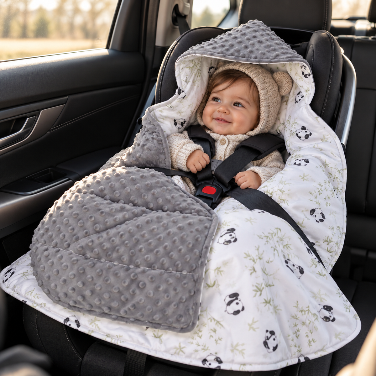 PONCHO VOITURE SIEGE AUTO BEBE