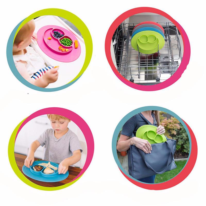 ASSIETTE BÉBÉ SILICONE ANTI DÉRAPANTE
