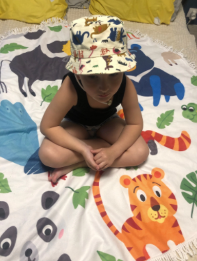 PATTERNED COTTON BOB HAT - BABY/CHILDREN 