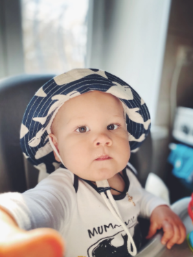 PATTERNED COTTON BOB HAT - BABY/CHILDREN 