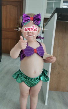 MERMAID GIRL’S SWIMSUIT 