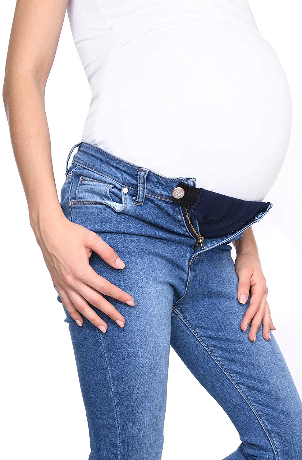 Extenseur de Pantalon de Maternité Réglable Extension de Bouton de