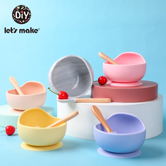 UNBREAKABLE SILICONE BABY MEAL SET 