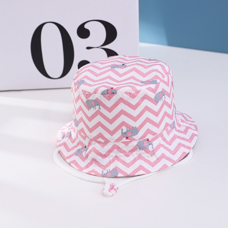 PATTERNED COTTON BOB HAT - BABY/CHILDREN 