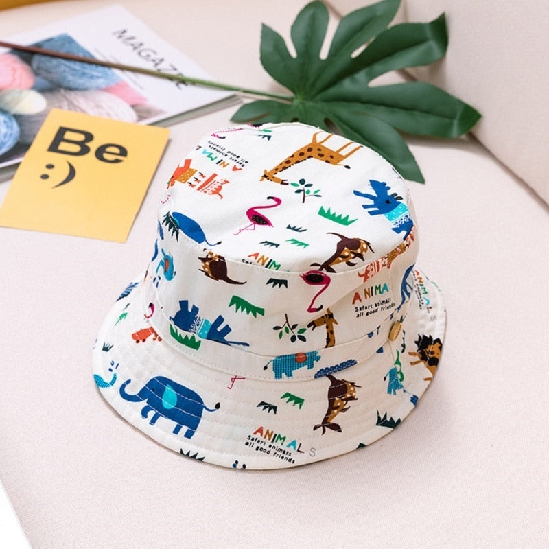 PATTERNED COTTON BOB HAT - BABY/CHILDREN 