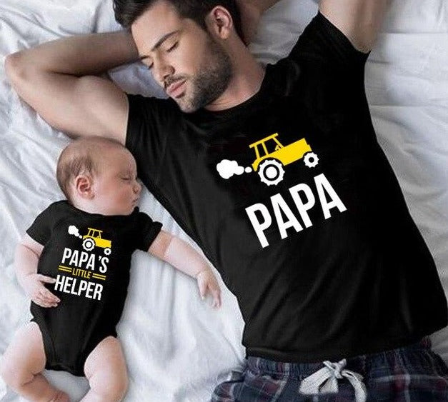 Ensemble bebe papa best sale