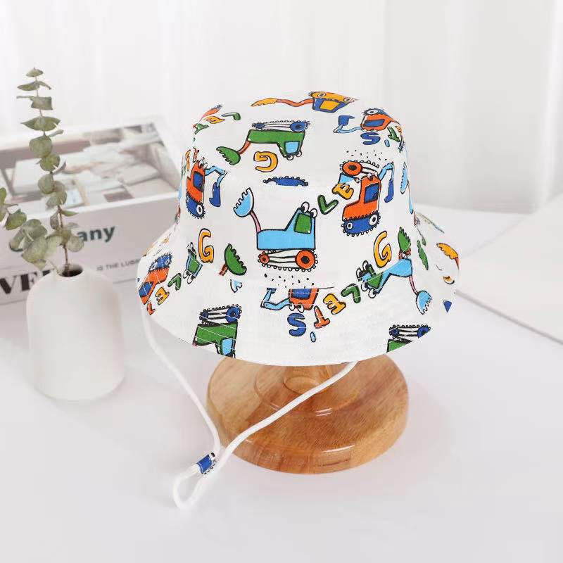 PATTERNED COTTON BOB HAT - BABY/CHILDREN 