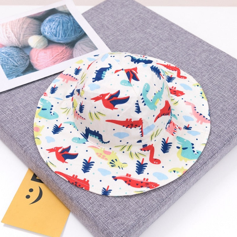 PATTERNED COTTON BOB HAT - BABY/CHILDREN 