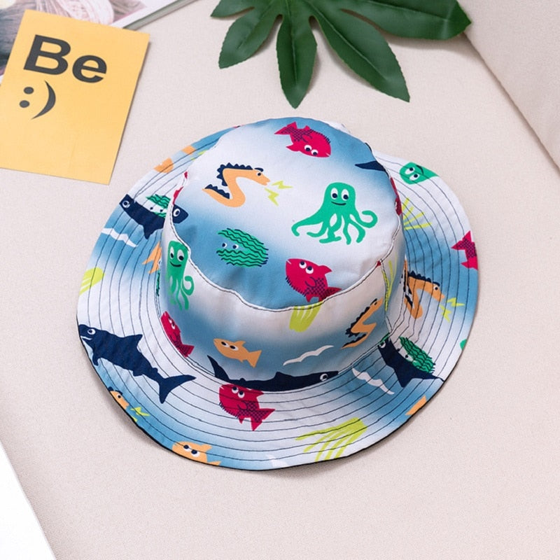 PATTERNED COTTON BOB HAT - BABY/CHILDREN 