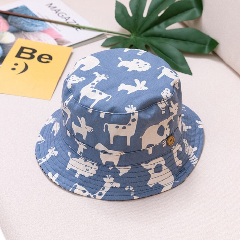 PATTERNED COTTON BOB HAT - BABY/CHILDREN 