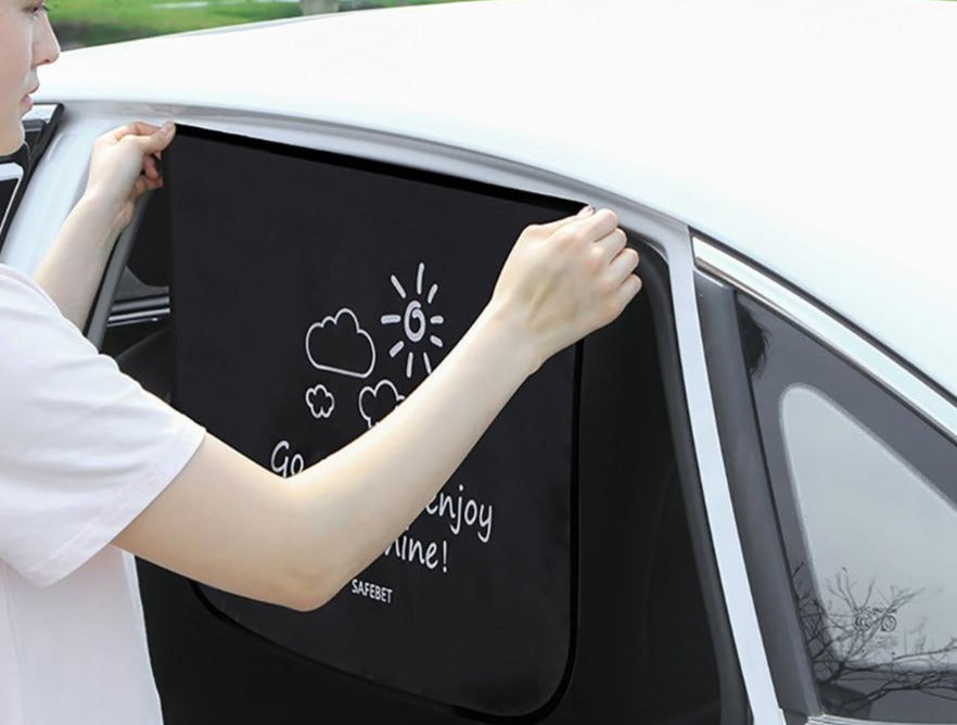 Rideau de protection solaire magnétique pour voiture, rideau de protection  contre la lumière directe du sole B-Back row