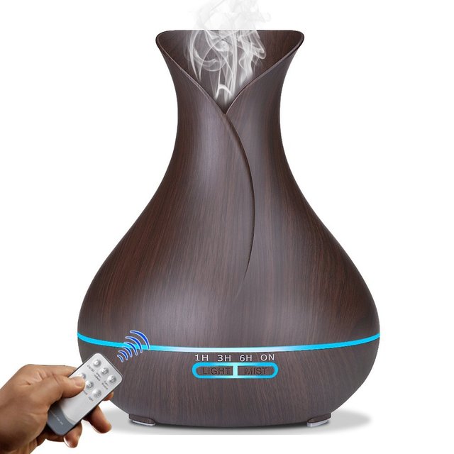 LARGE WOOD ESSENTIAL OIL DIFFUSER 500ML