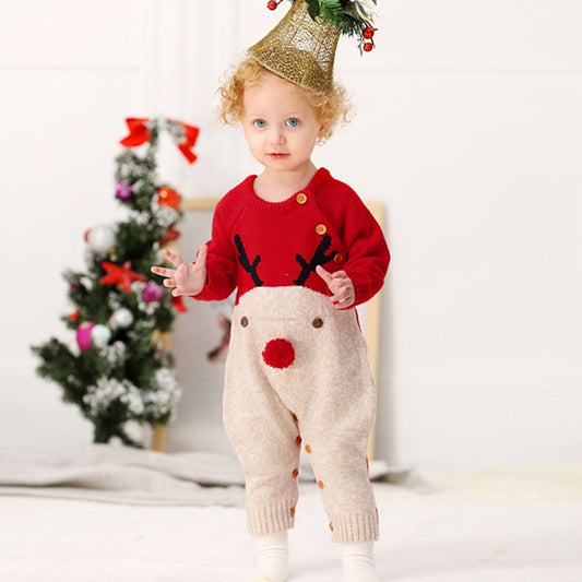 BARBOTEUSE COMBINAISON NOËL TRICOT