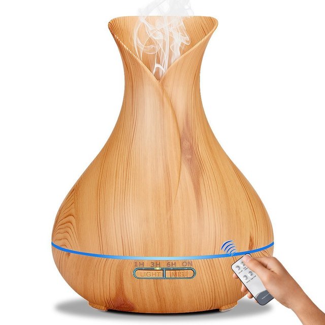 LARGE WOOD ESSENTIAL OIL DIFFUSER 500ML