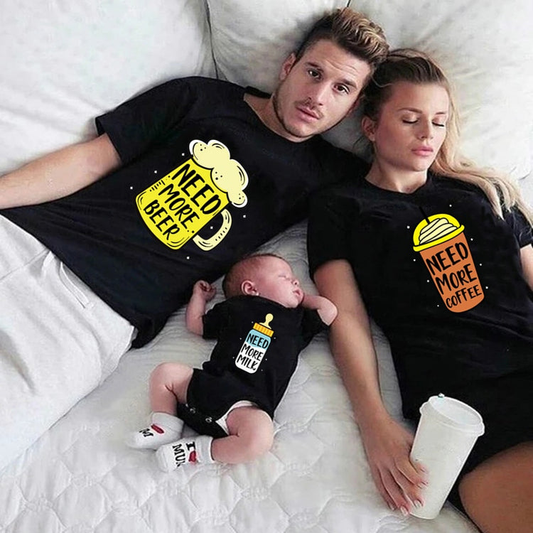 MATCHING TSHIRT FAMILLE HUMOUR