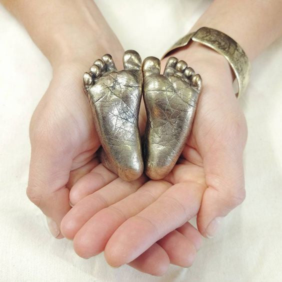 Kit de moulage 3D pour empreintes de mains et pieds de bébé, famille ou  couple à partir de 55dt Seulement 