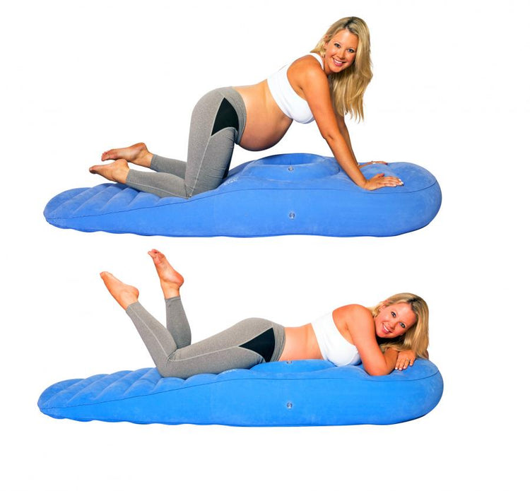 Le Cozy Bump est un matelas gonflable conçu pour soulager les maux de dos  pendant la grossesse.