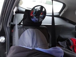 Rétroviseur de voiture pour bébé - Caméra HD de 12,7 cm - Moniteur pour  nouveau-né et enfant - Vision nocturne - Vue arrière - Écran de sécurité  pour bébé : : Bébé et Puériculture