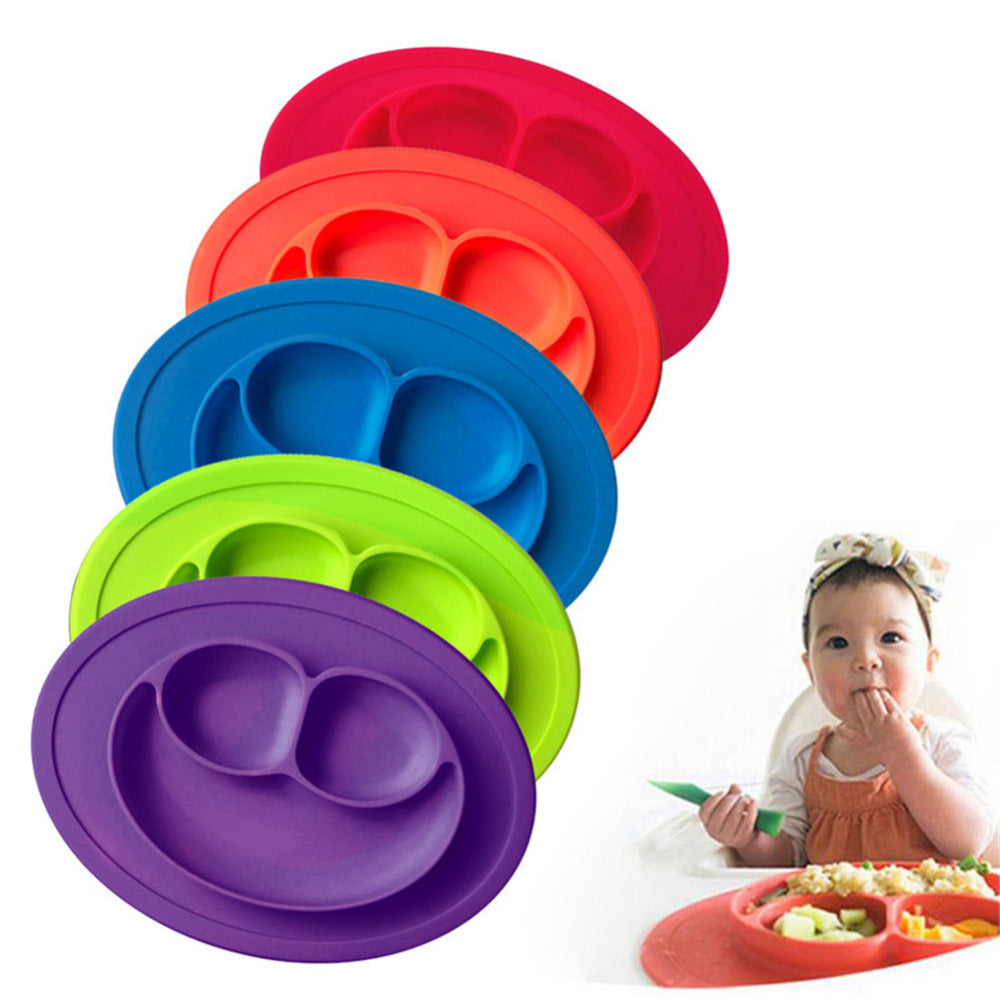 ASSIETTE BÉBÉ SILICONE ANTI DÉRAPANTE